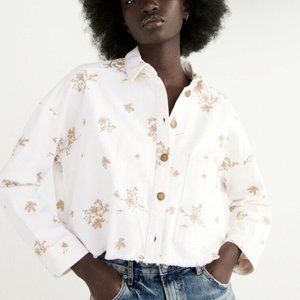 Embroidered OverShirt with Pocket